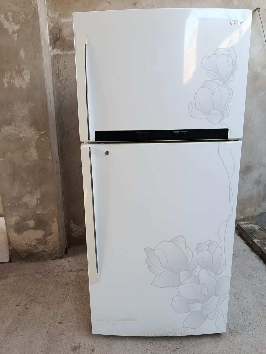 LG iki qapılı soyuducu (üstdə dondurucu) - Brend: LG - Dizayn: ağ — Soyuducular, Bakı (3)