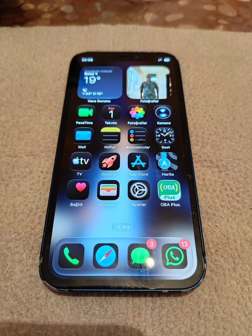 IPhone 12, 64 GB, Mavi, Face ID — Apple iPhone, Masazır (2)