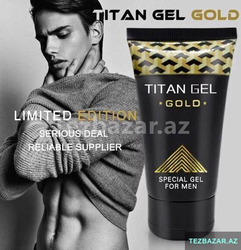 Titan gel gold tam orijinal effektli bitki mənşəli ziyansız — Bakı