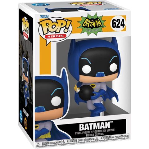 Funko. First POP Heroes: Batman 66 S2- Batman w/Bomb — Sports, Hobby & Leisure