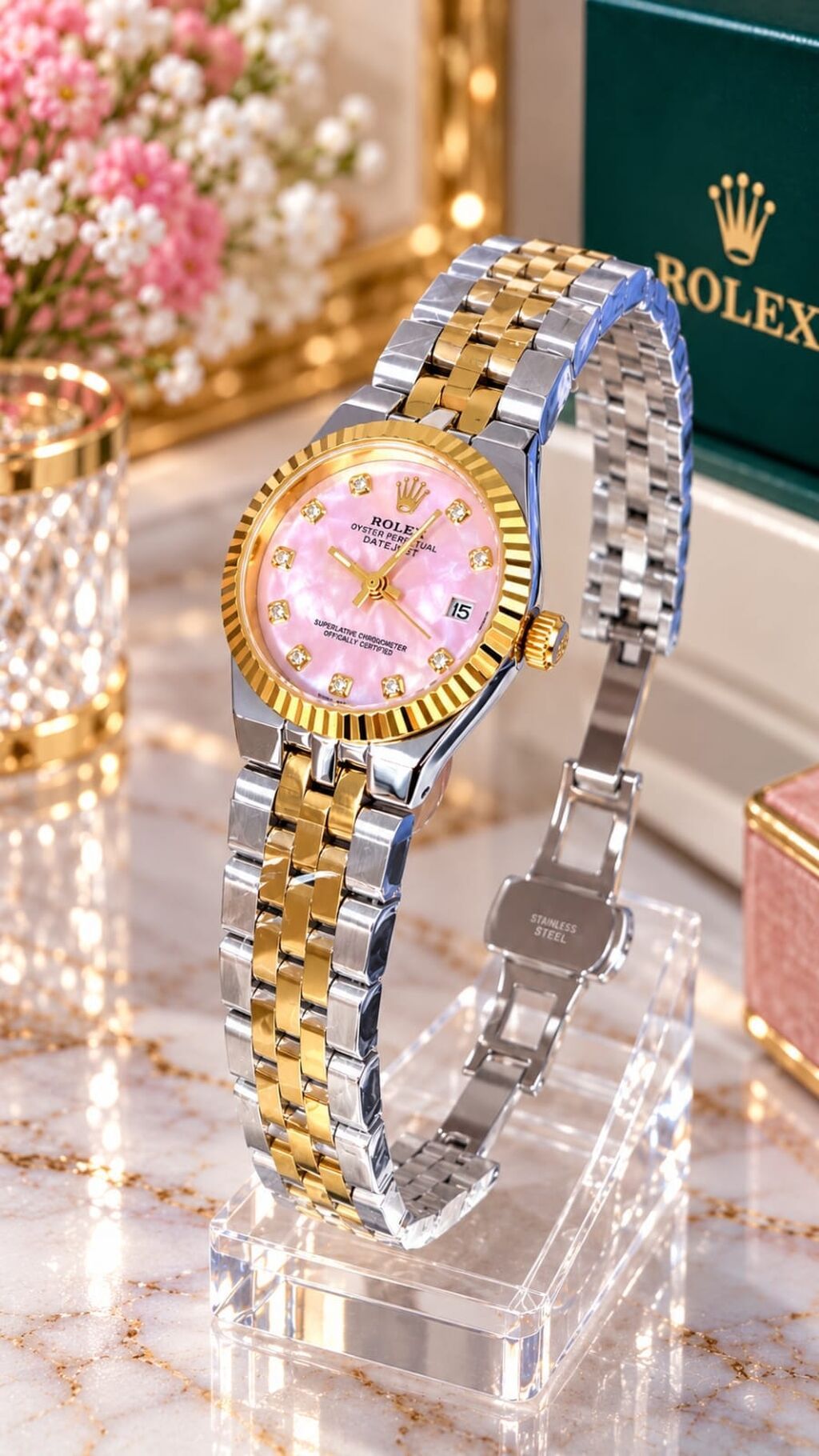 Yeni, Qol saatı, Rolex, rəng - Ağ — Qol saatları, Bakı (3)