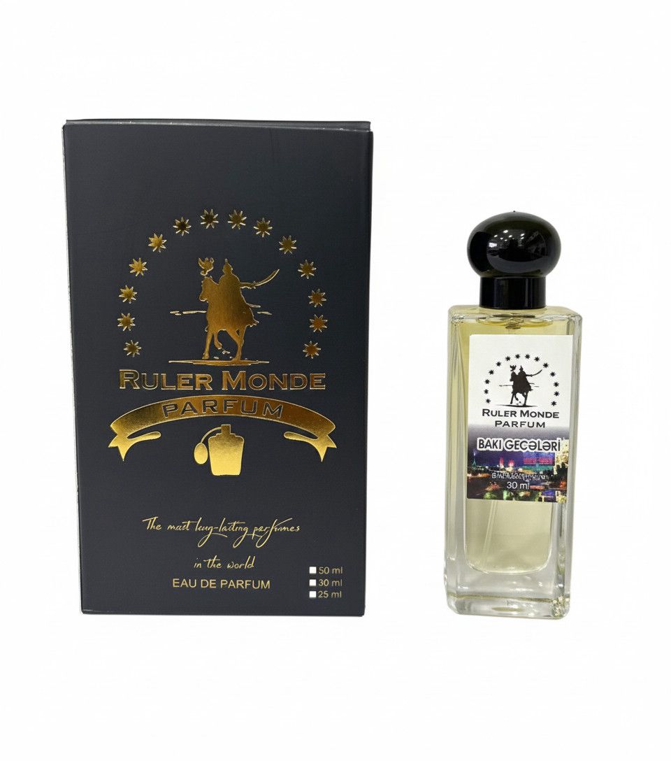 Ruler Monde Parfum Bakı Gecələri uniseks ətir suyu 30 ml — Mallar, Bakı