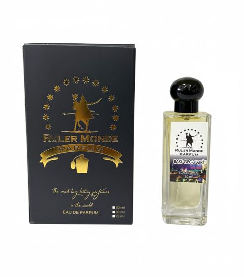 Ruler Monde Parfum Bakı Gecələri uniseks ətir suyu 30 ml — Bakı