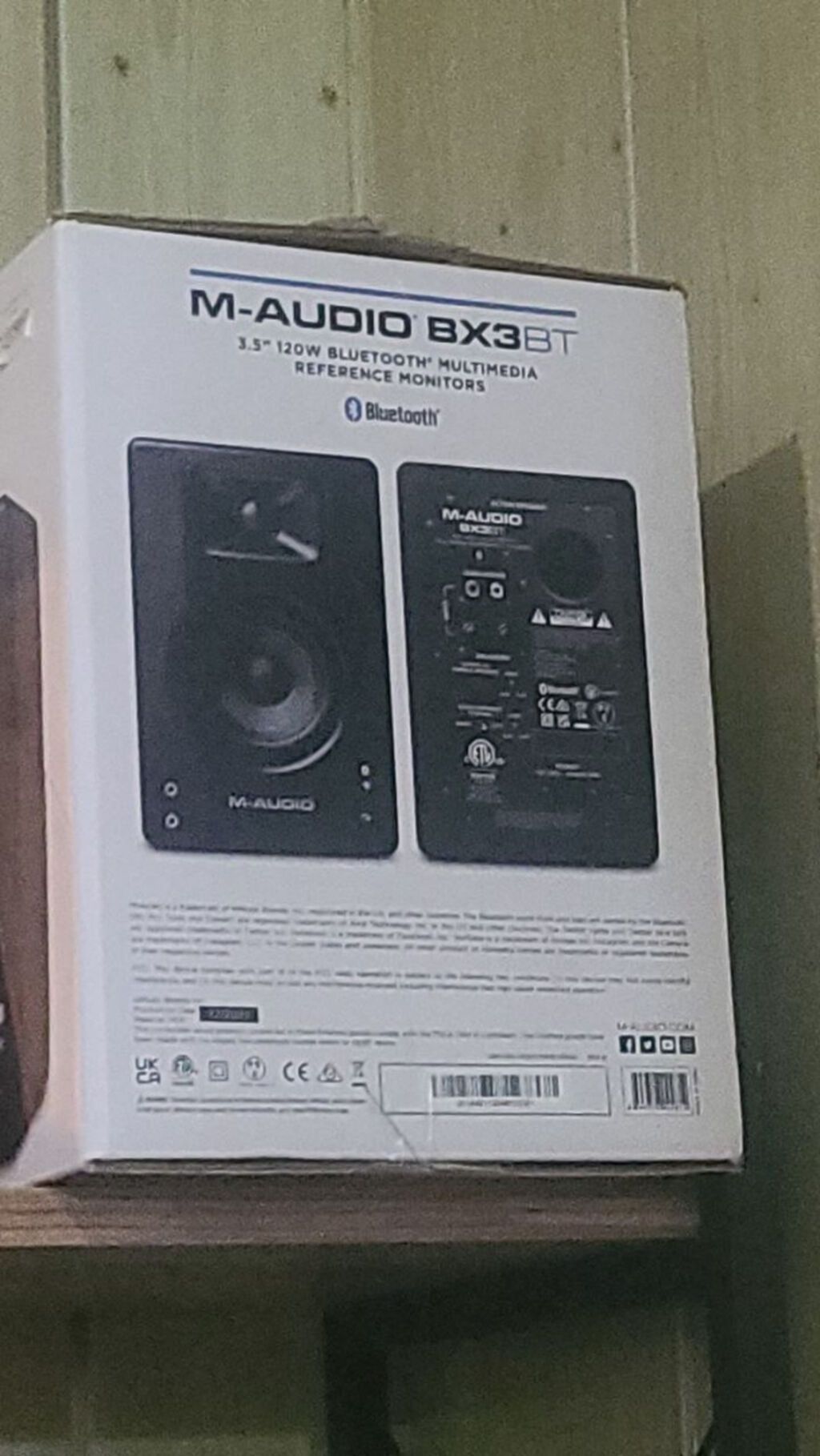 M-Audio BX3 BT — Bluetooth Studiya Monitorları M-Audio BX3 BT — TV və Video, Bakı