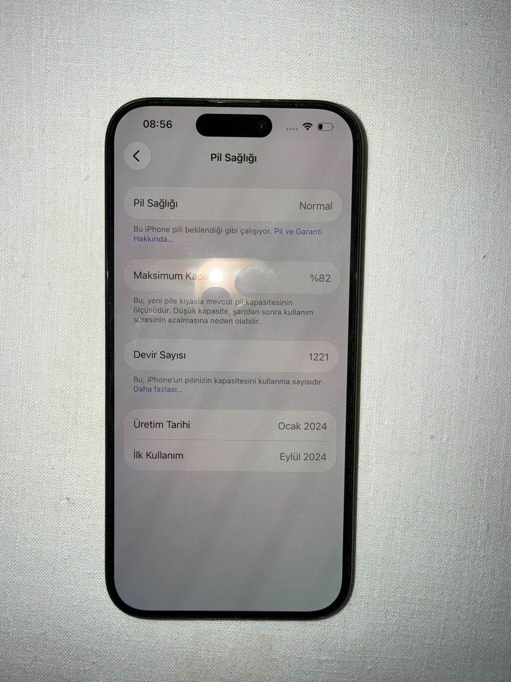 IPhone 15 Pro, 256 GB, Black Titanium, Zəmanət — Apple iPhone, Masazır (9)