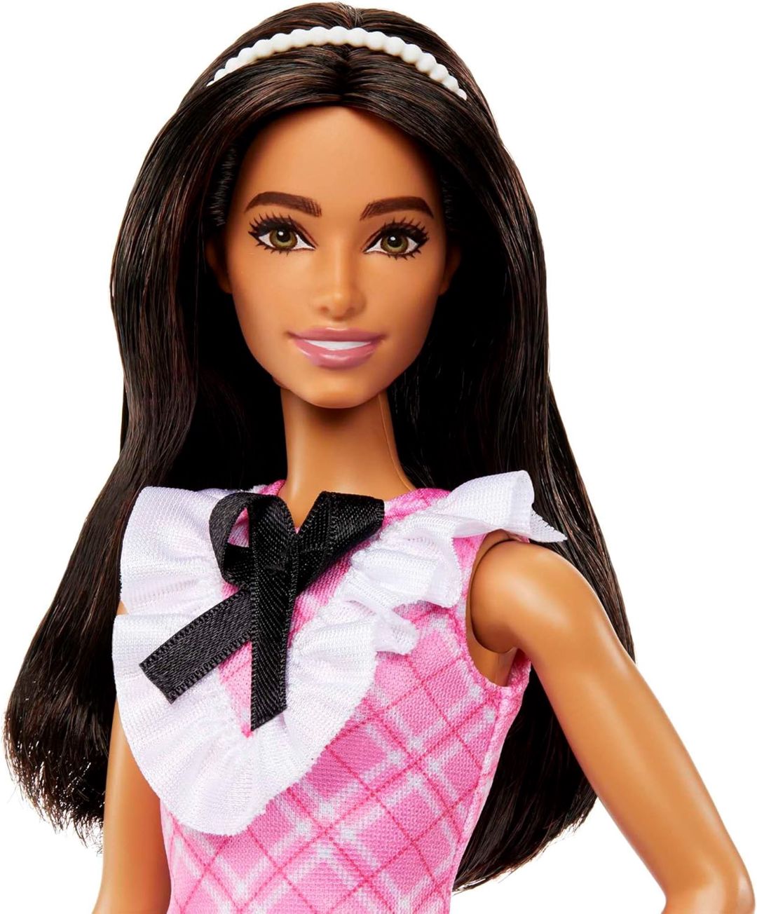 Kukla Mattel Barbie Fashionistas Doll - Pink Plaid — Mallar, Bakı (3)
