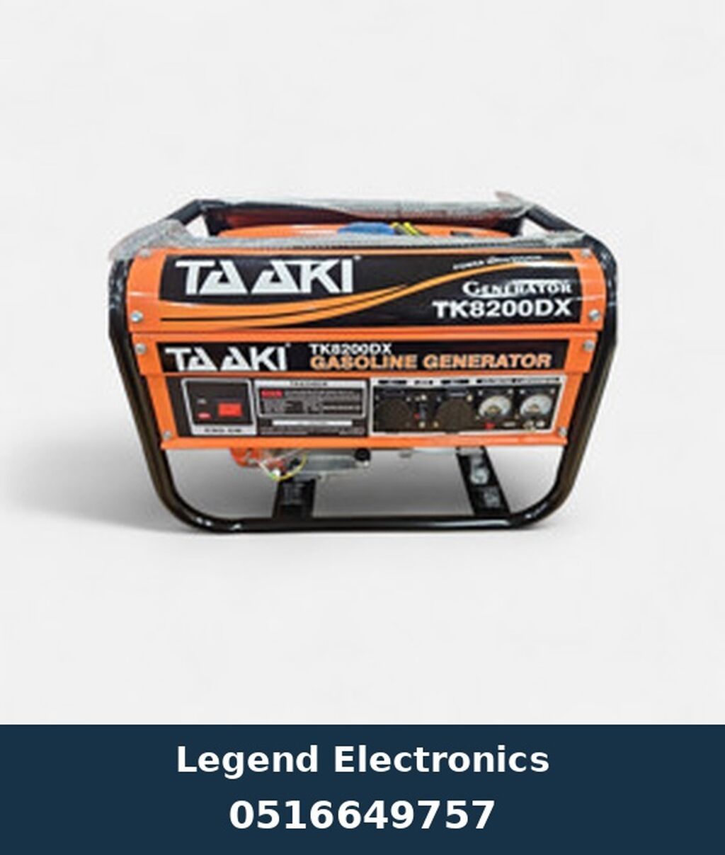 Elan başlığı: Generator Taaki TK8200DX 3.3 kVt Elan mətni: Taaki — Generatorlar, Bakı