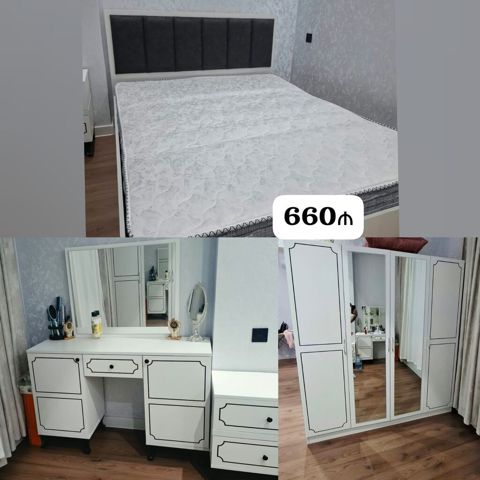 Yataq dəsti satılır 660₼. matrası var.Ünvan Masazır. 5966. Fatimə99 — Bakı