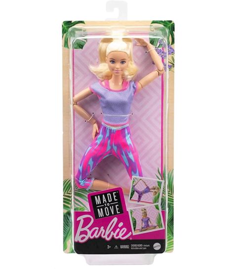 Kukla Barbie Made to Movie, Mənim kimi hərəkət et, çəhrayı kostyumda, plastik — Bakı