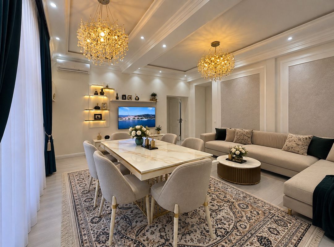 İcarəyə verilir 3 otaqlı yeni tikili 130 m² — Mənzil, Bakı (4)