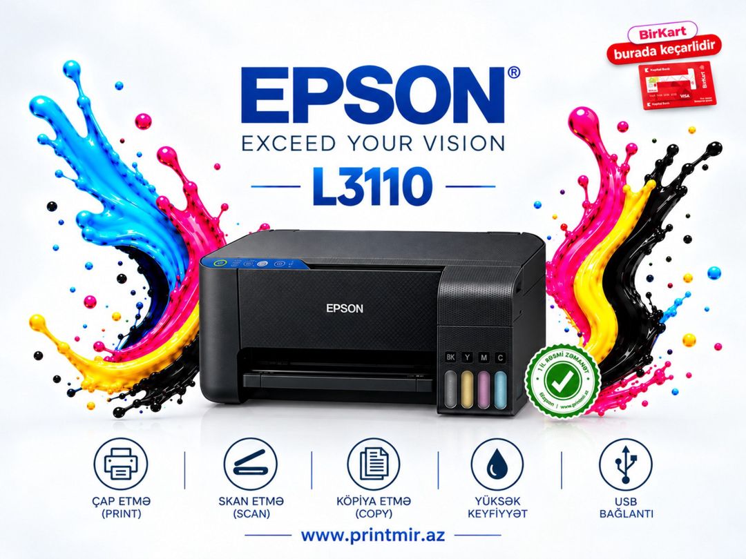 Printer Epson L3110 — Ofis texnikası və istehlak malları, Bakı