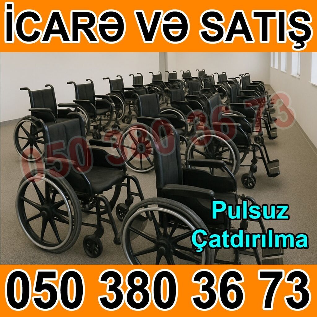 Müxtəlif tip əlil arabaları – icarə və satış. - Yüngül, yığıla bilən — Əlil arabalar, Bakı (3)