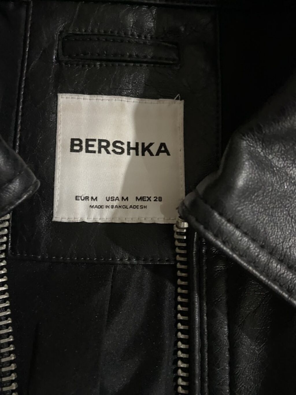 Kurtka, Dəri, Payız, Bershka, M — Kurtkalar, Bakı (2)