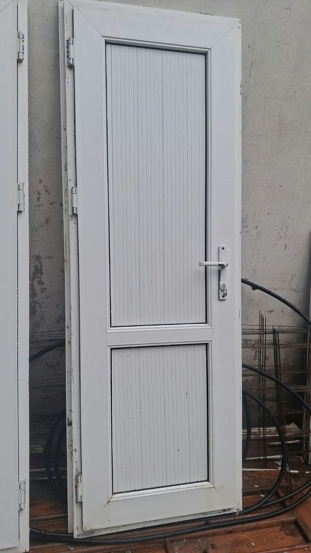 2ədəd qapi.olculəri eni-0,7,hündürü 2metrAğ rəngdə plastik (PVC) — Pəncərələr, qapılar, balkonlar, Bakı