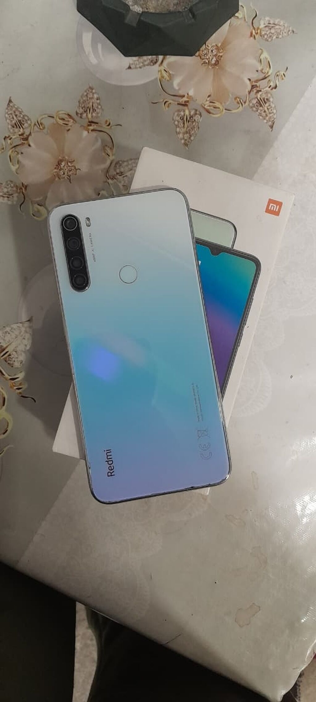 Redmi Note 8 (2021), 128 GB, rəng - Bənövşəyi, Barmaq izi — Xiaomi, Şirvan (8)