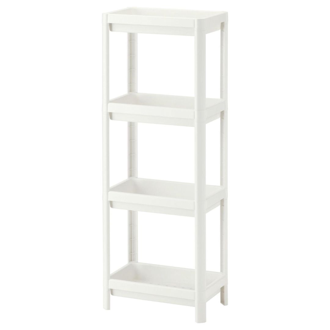 Rəf IKEA Vesken, ağ, polipropilen, 36x23x100 sm — Mallar, Bakı