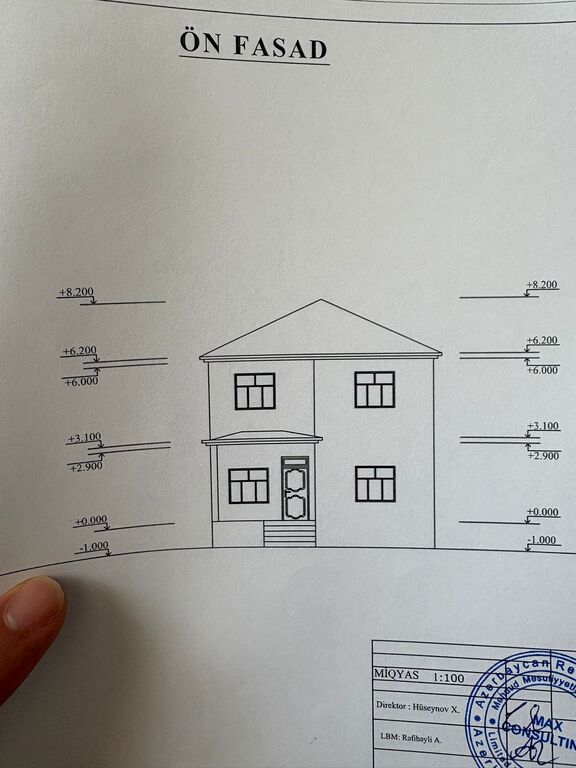 Satılır 6 otaqlı həyət evi/bağ evi 174 m² — Ev, villa, Bakı (11)
