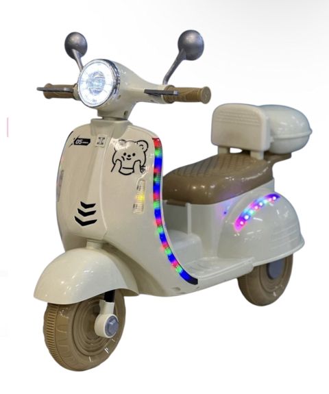 Uşaq üçün elektrik motosikl SS008, bej — Bakı