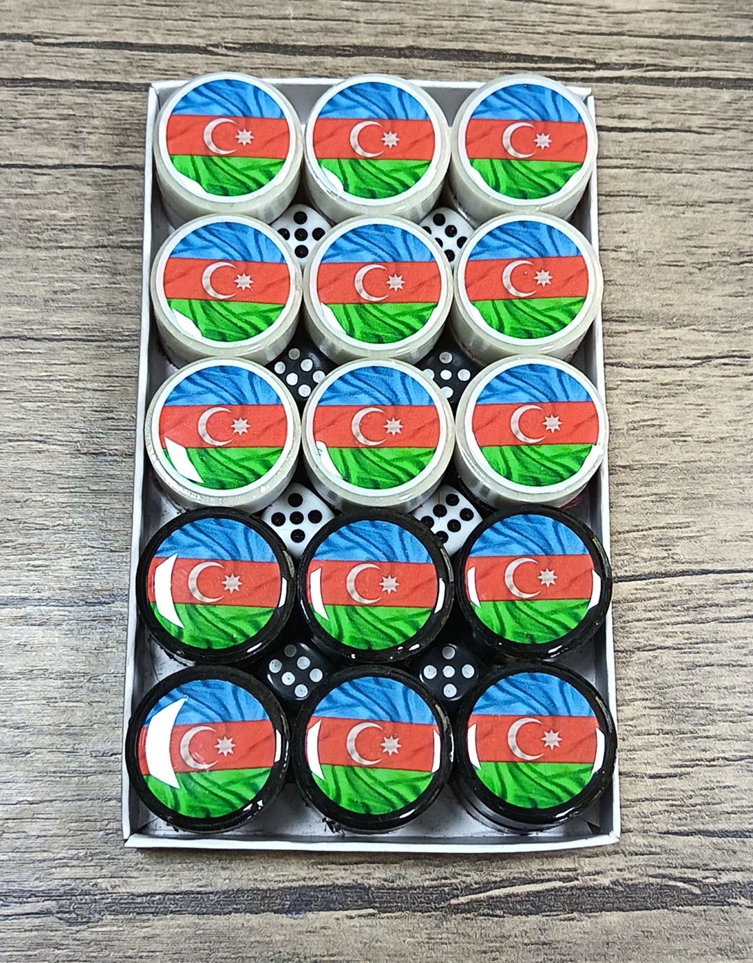 Nərd üçün daşlar No brand, Mərmər, 14.5 sm, 8.5 sm — Mallar, Bakı