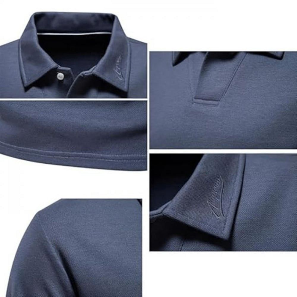 Kişilər üçün polo EB_1285, göy, pambıq, ölçü XXL — Mallar, Bakı (3)