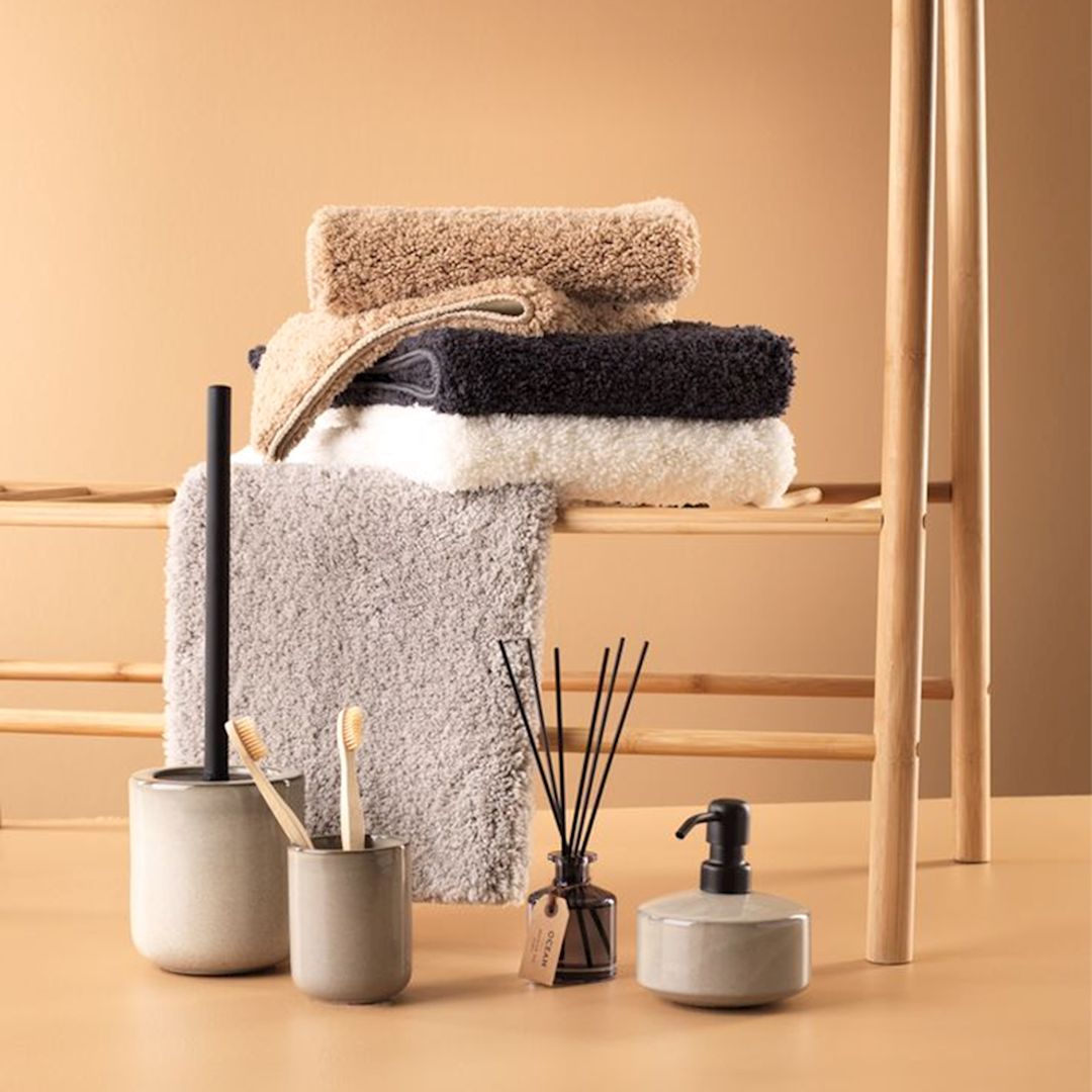 Hamam üçün xalça Jysk Karlstad By Kronborg 50x80 sm, polyester/lateks, Light grey — Mallar, Bakı (2)