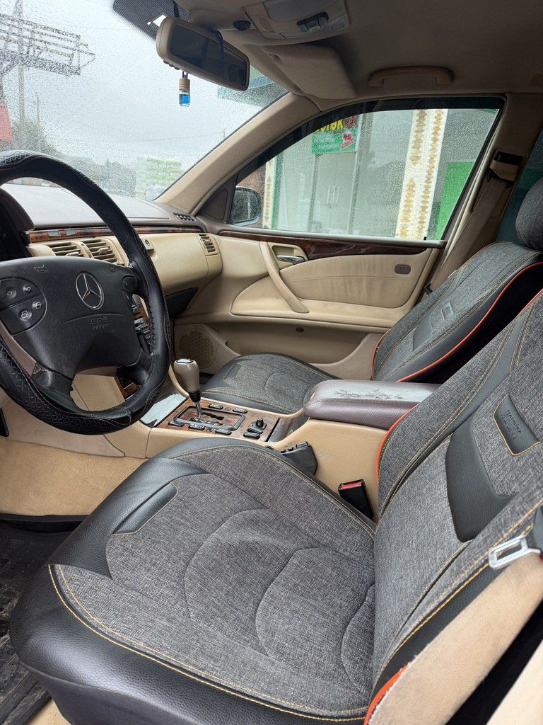 Mercedes E 270, 2.7 L, 2000 il, 380 546 km — Avtomobillər, Bakı (7)