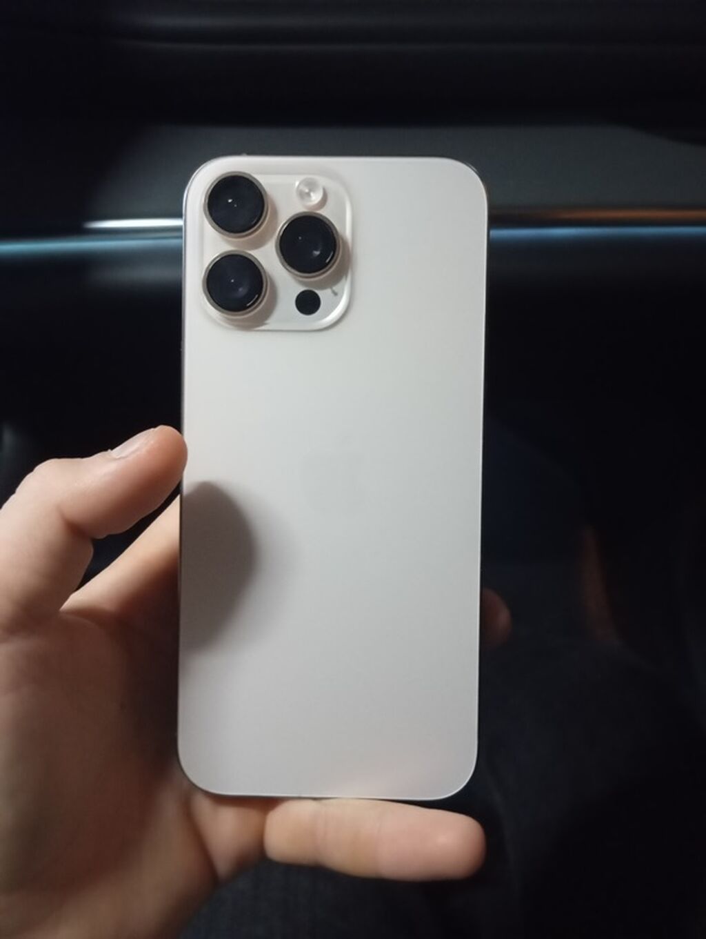 IPhone 15 Pro Max, Ağ, Face ID — Apple iPhone, Bakı (2)