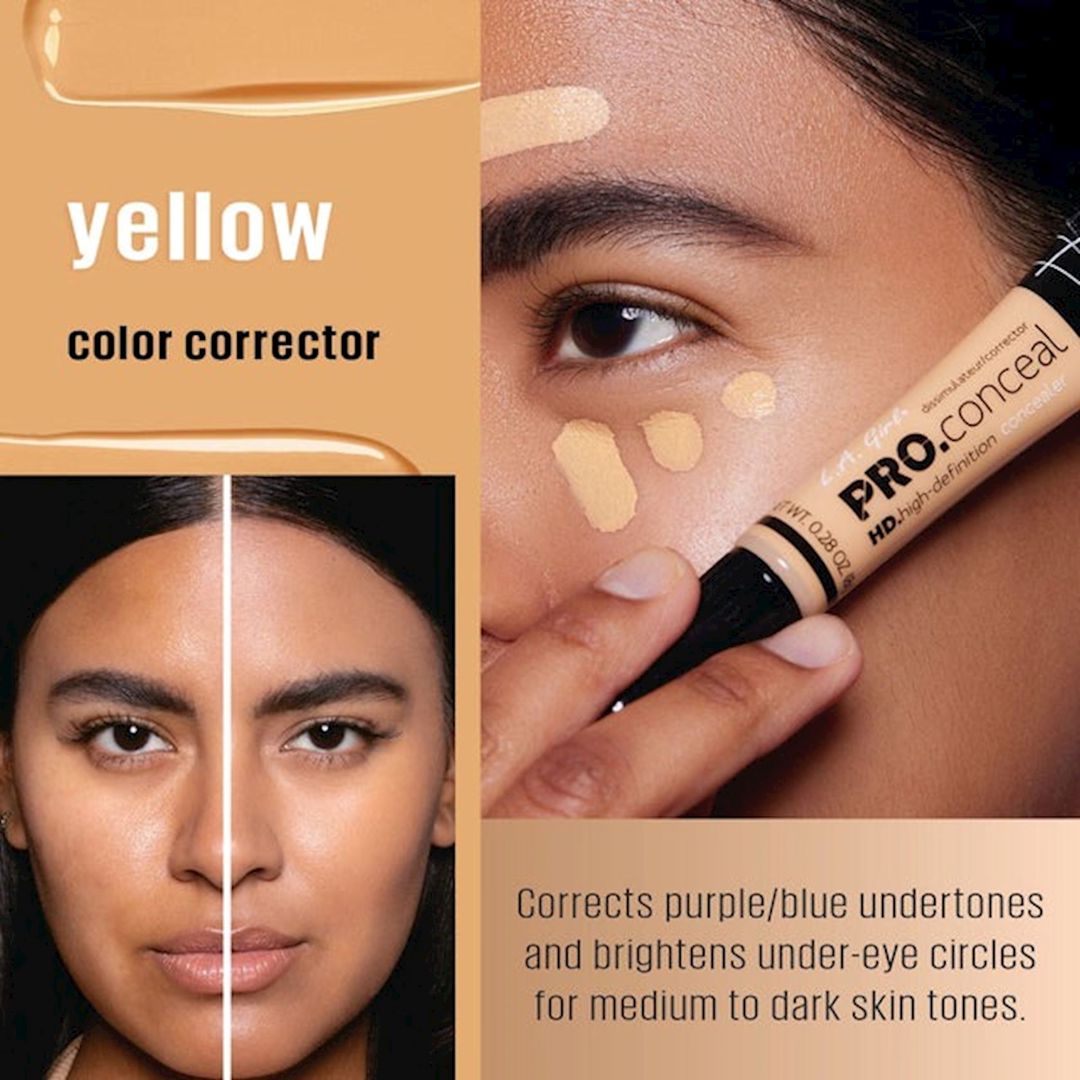 Göz üçün konsiler L.A. Girl HD PRO.conceal GC991 Yellow 8 q — Mallar, Bakı (2)