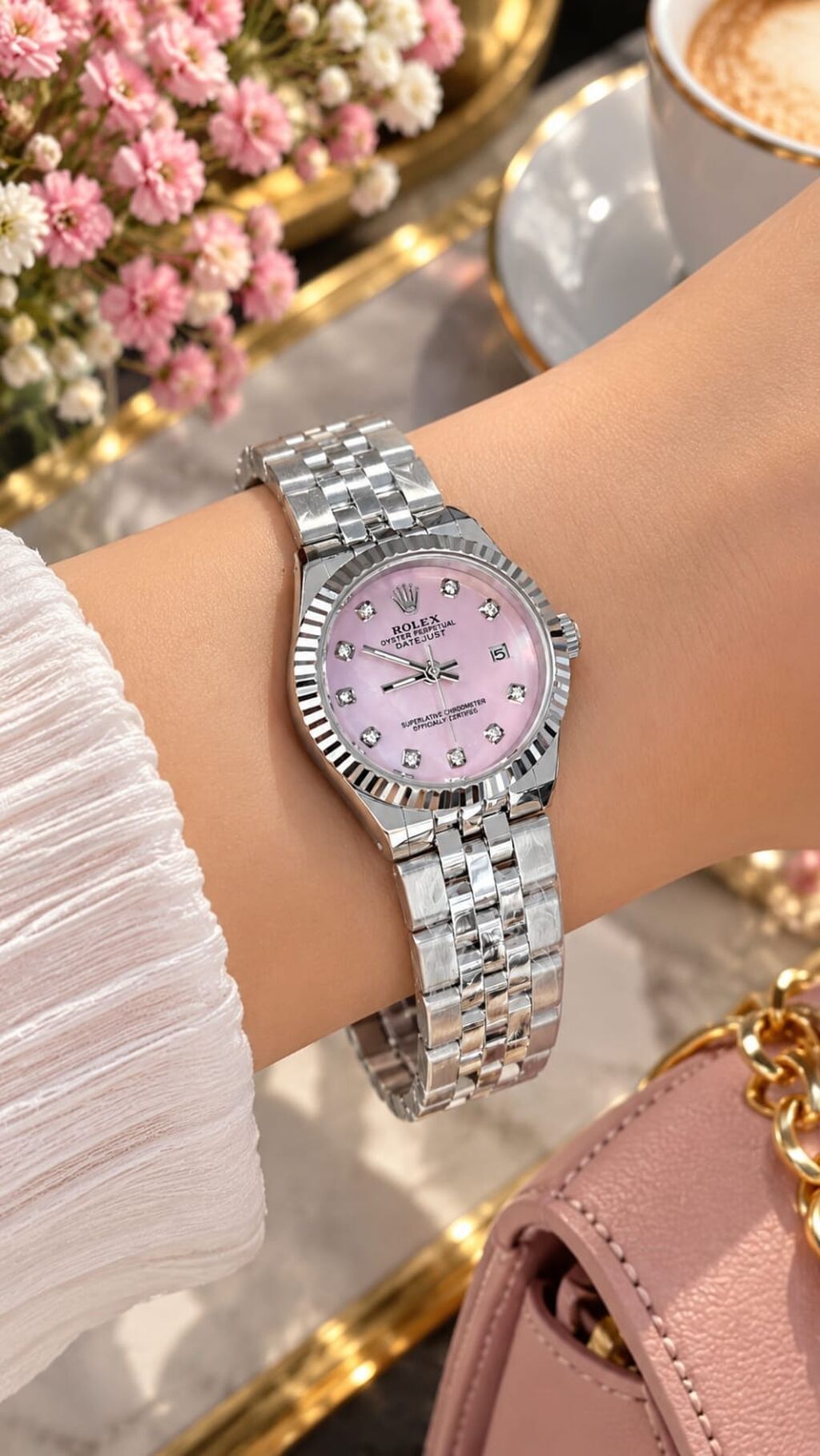 Yeni, Qol saatı, Rolex, rəng - Ağ — Qol saatları, Bakı (6)