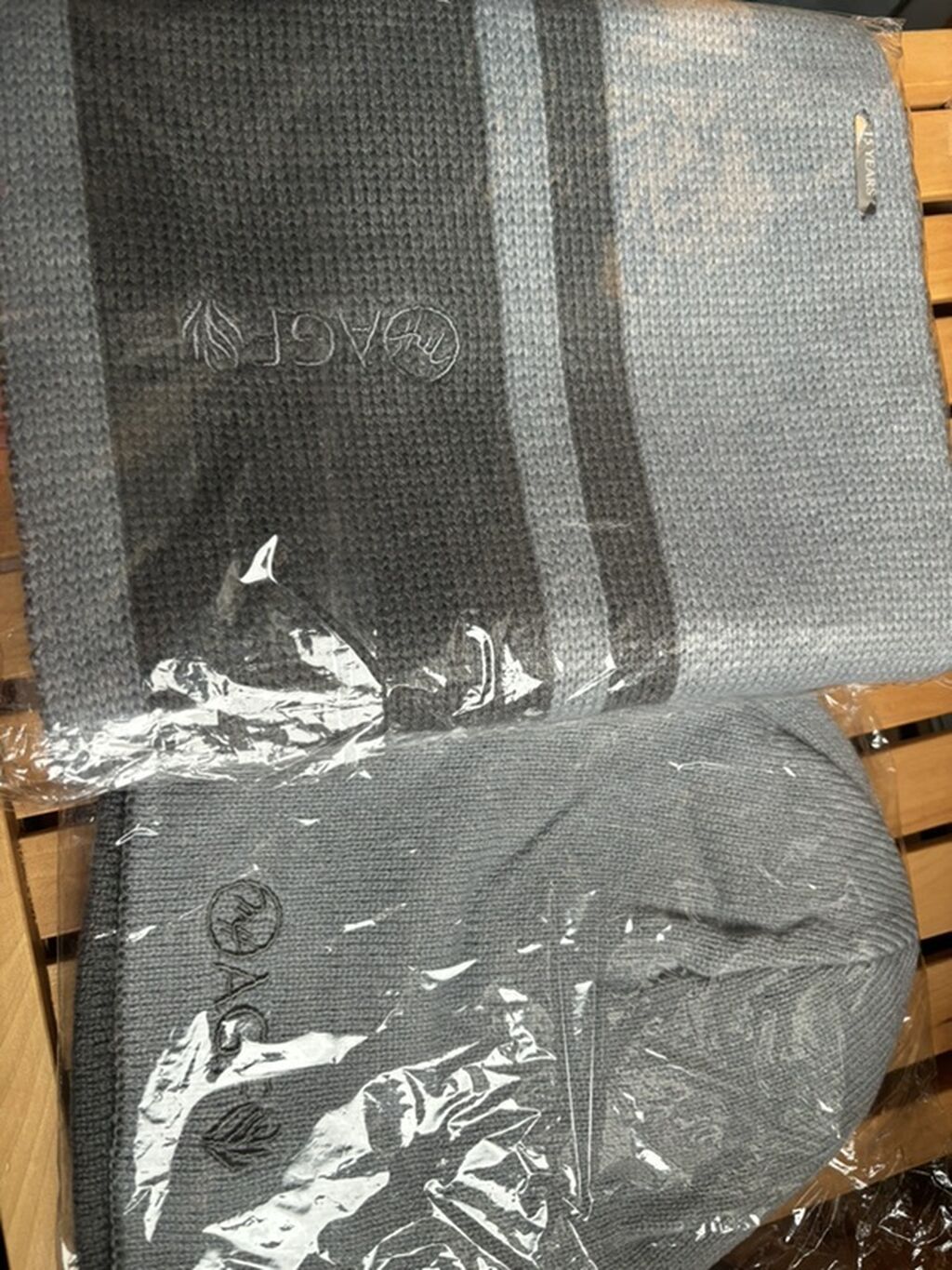 Toxunma, trikotaj papaq, Yeni, rəng - Boz, One size — Baş geyimi, Bakı (2)