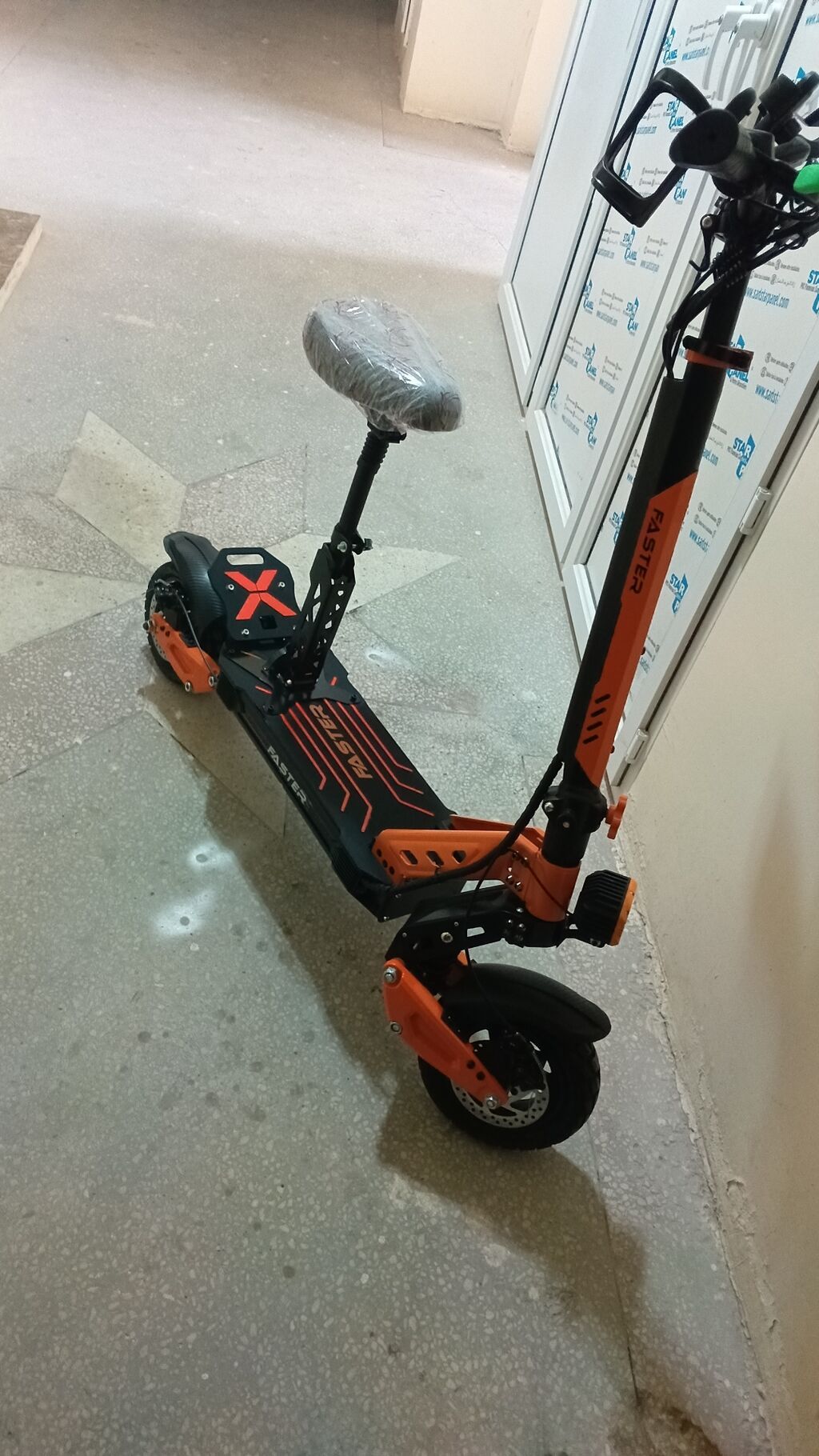 Elektrik skuter – Faster (oturacaqlı) Xüsusiyyətlər: - Güclü, yekə — Skuterlər, Masazır (2)