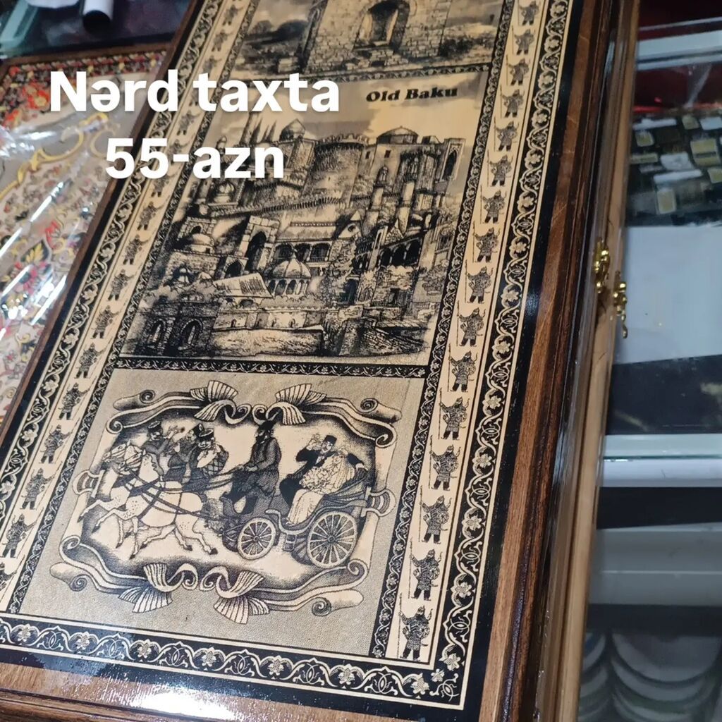 Nərd taxtaları Hər növ hədiyyəlik Nərdlər Şahmatlar Ünvan Q Qarayev — Şax, şəkəh, nard, Bakı (2)