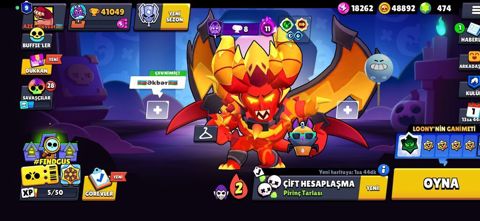 Brawl Stars oyun hesabı - Kupa: 41,049 - Savaşçılar: 101/107 açıq — Bakı