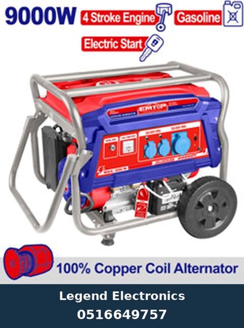 Elan başlığı: Benzin generatoru Emtop EGGRD9011 9.0 kW - EGGRD9011 — გენერატორები