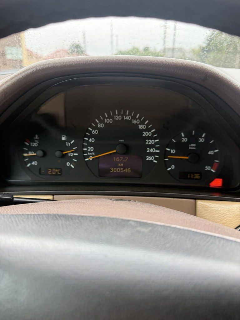 Mercedes E 270, 2.7 L, 2000 il, 380 546 km — Avtomobillər, Bakı (8)