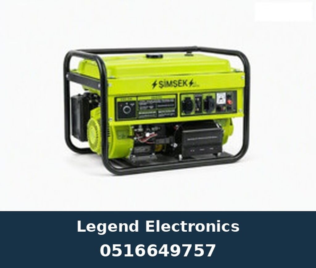 Elan başlığı: Benzin generatoru Şimşek SK4700 Elan mətni: Şimşek — Generatorlar, Bakı