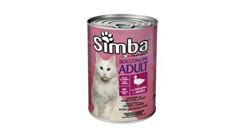 Pişiklər üçün konserv Simba Chunkies with Guinea Fowl and Duck, 415 q — Bakı