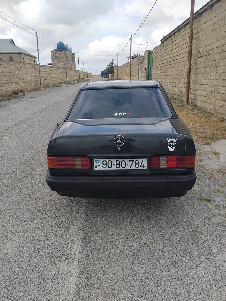 Mercedes 190, 1.8 L, 1992 il, 350 000 km 80-BO-784 — Avtomobillər, Bakı (2)
