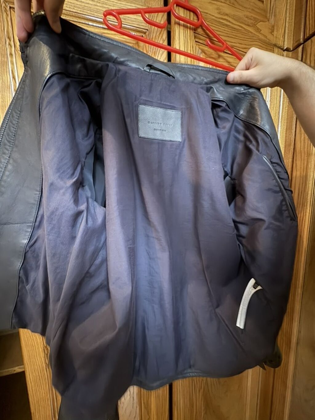 Kurtka, Dəri, Payız, Massimo Dutti, M — Kurtkalar, Bakı (3)