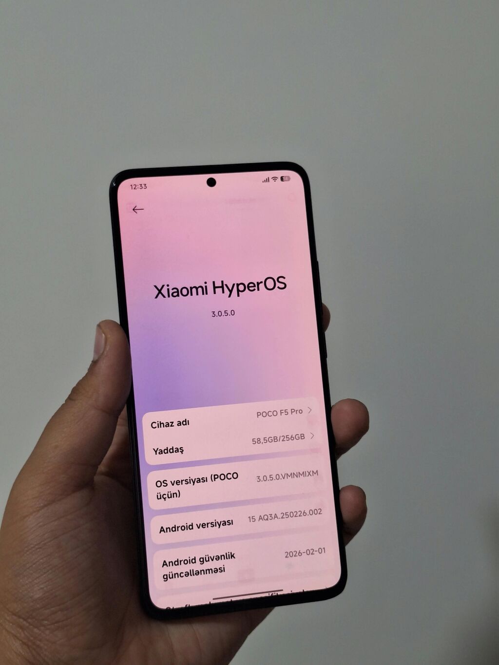 Poco F5 Pro, 256 GB, rəng - Qara, Zəmanət, Barmaq izi, Simsiz şarj — Xiaomi, Bakı (4)