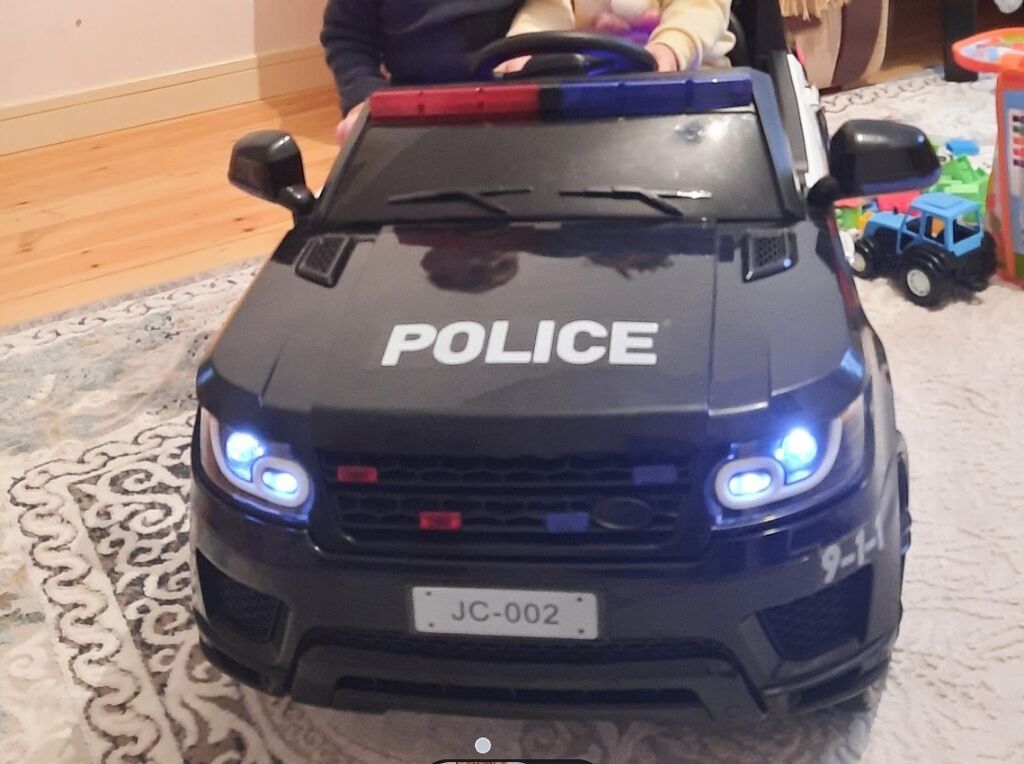 Uşaq üçün elektrikli polis maşını – ride-on tipli model - Rəng — Uşaq avtomobilləri, Digah