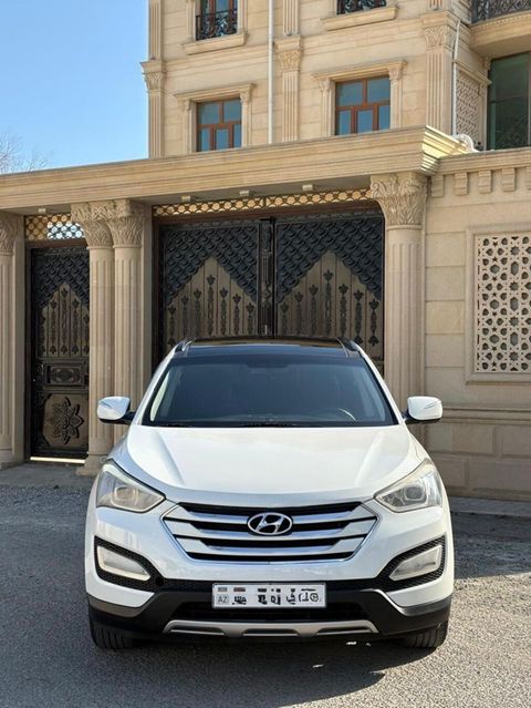 Hyundai Santa Fe – ağ bezdetal panaramik dam 4 ceken 7 yer. Ful — Qobustan
