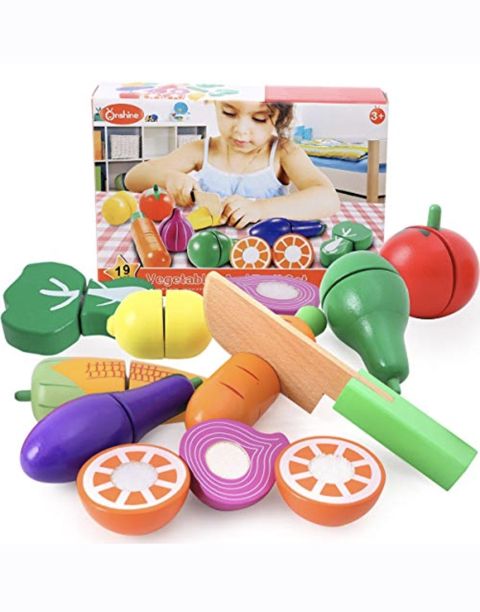 İnkişaf etdirən oyuncaq Onshine Vegetables and Fruit Set 0118, plastik, 3+ yaş — Bakı