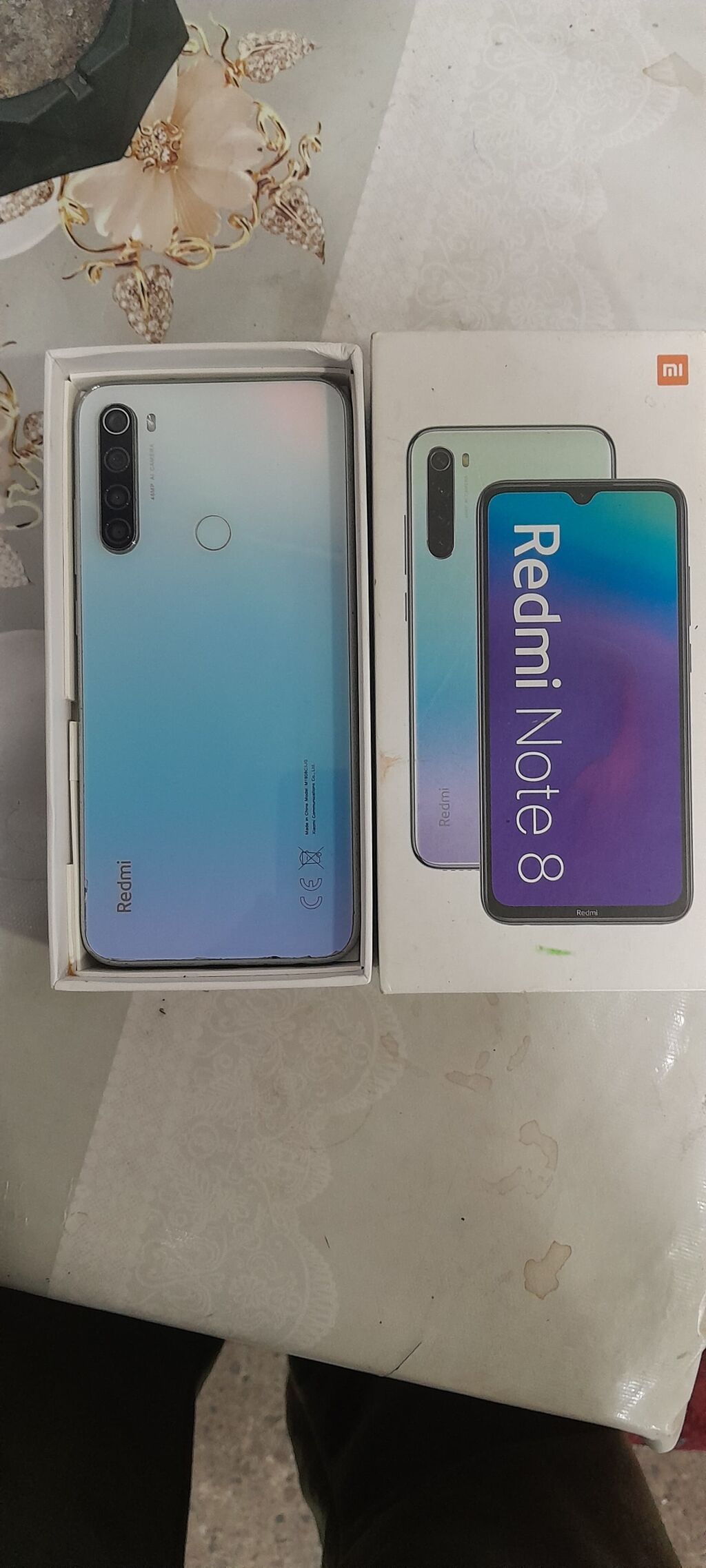 Redmi Note 8 (2021), 128 GB, rəng - Bənövşəyi, Barmaq izi — Xiaomi, Şirvan (9)