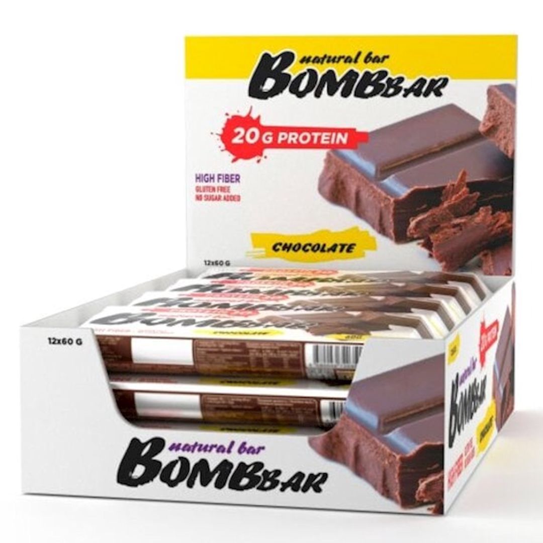 Proteinli baton Bombbar İkiqat şokolad 60q, 12 əd — Mallar, Bakı
