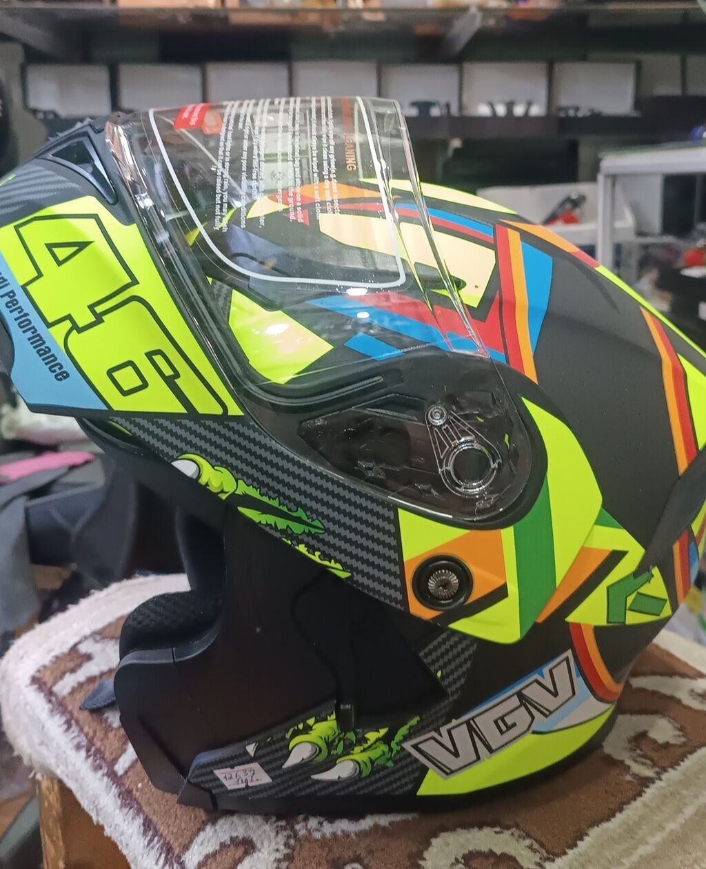 Motorsiklet dəbilqəsi – tam üzlü çənəsi açılan 95-azn(full-face) model — Motosiklet geyimi, Bakı (2)