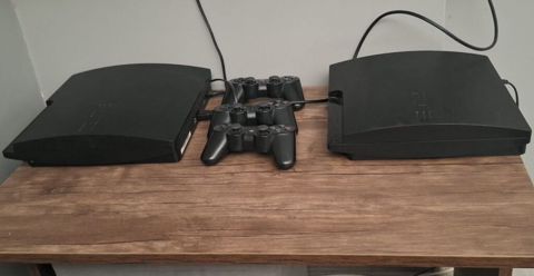 PlayStation 3 Slim (PS3) - 2 ədəd PS3 Slim konsolu - - Şarj üçün — Gəncə