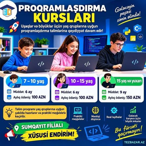 proqramlaşdırma kursu — Sumqayıt