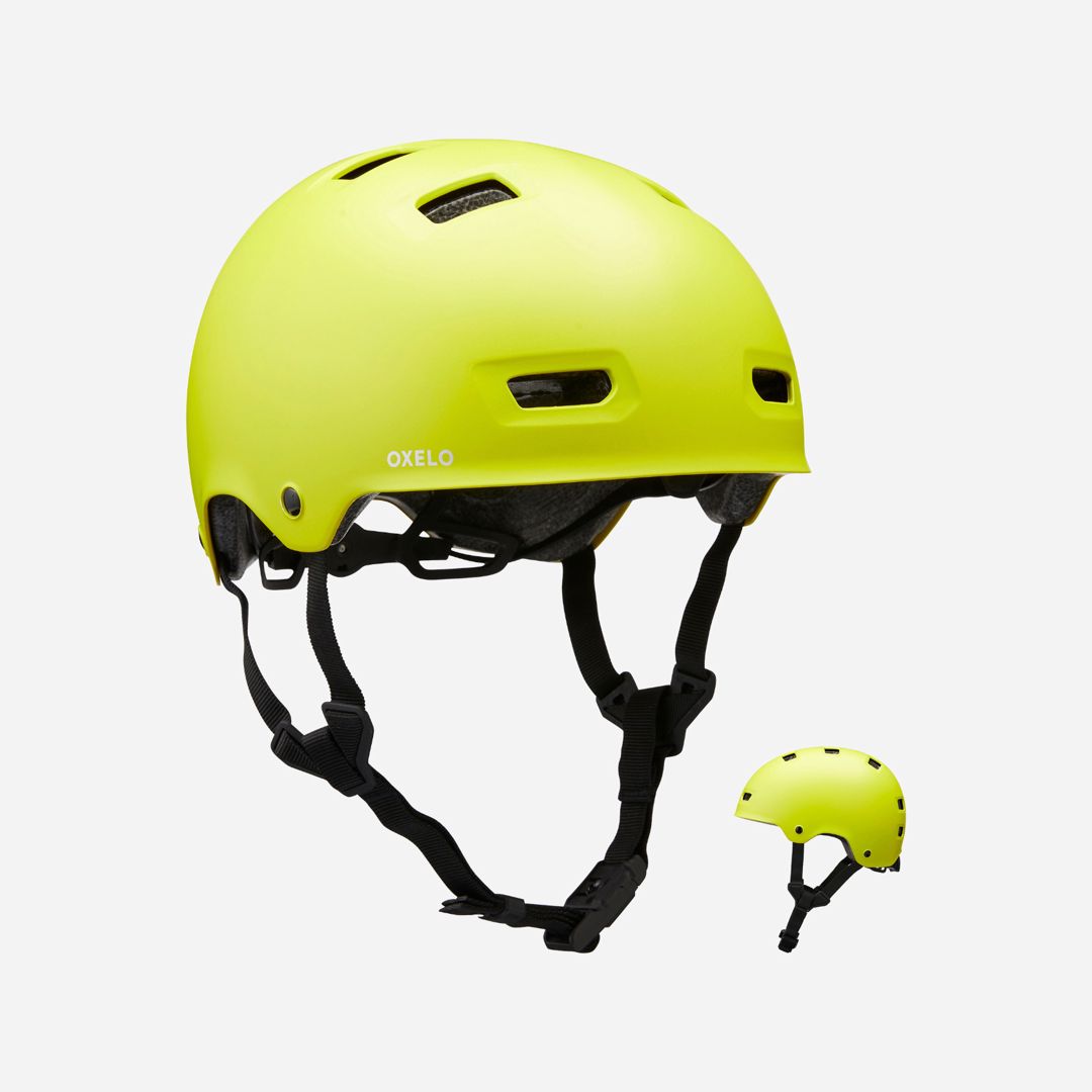 Dəbilqə Decathlon H MF540 Neon, ölçü L/59-62 sm — Mallar, Bakı