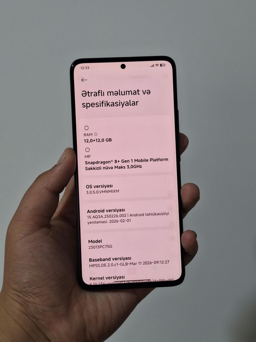 Poco F5 Pro, 256 GB, rəng - Qara, Zəmanət, Barmaq izi, Simsiz şarj — Xiaomi, Bakı (5)